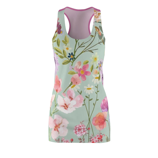 Women's Floral Cut & Sew Racerback Dress