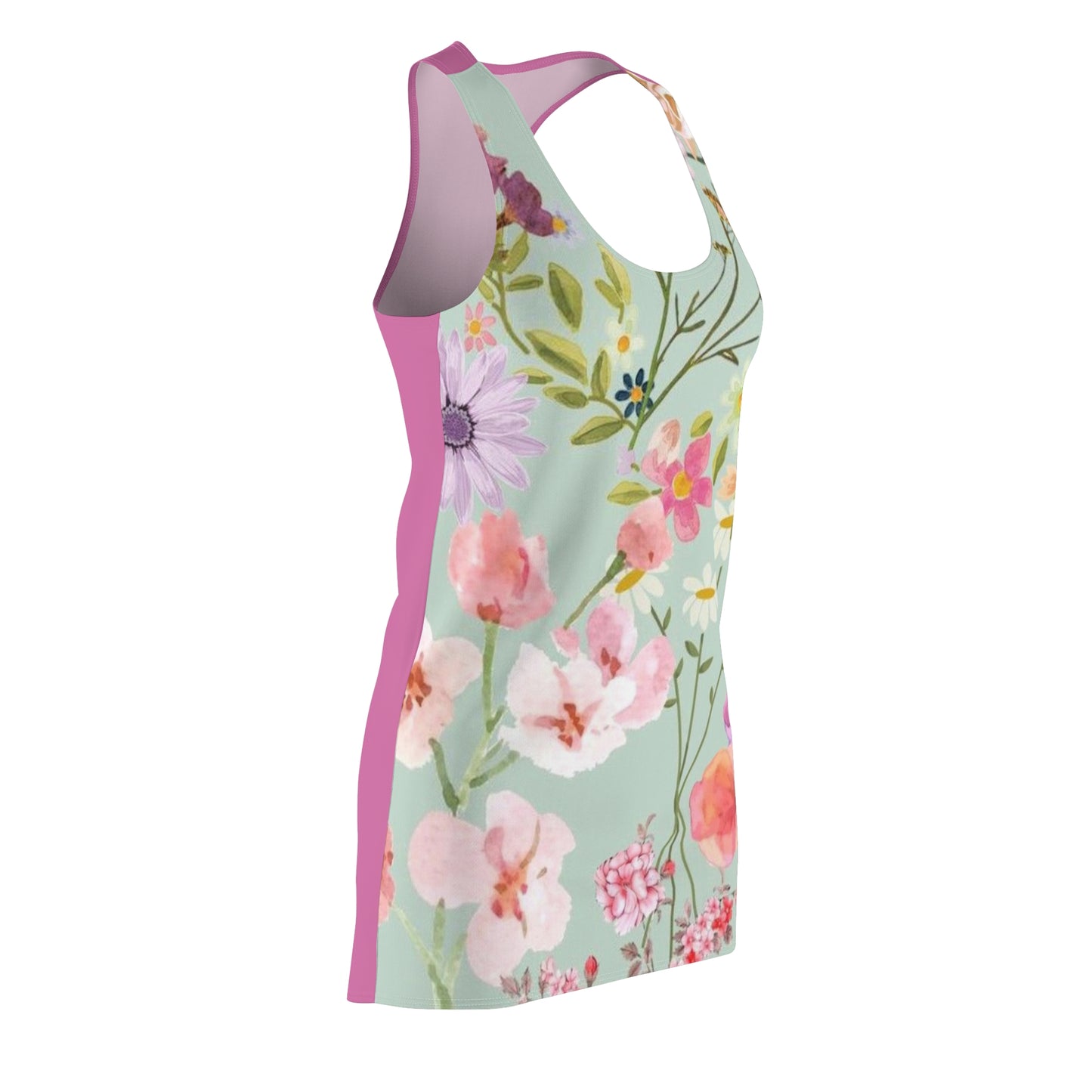 Women's Floral Cut & Sew Racerback Dress